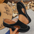 Women's Breathable Cutout Comfort Mules – Lightweight Slip-On Walking Clogs