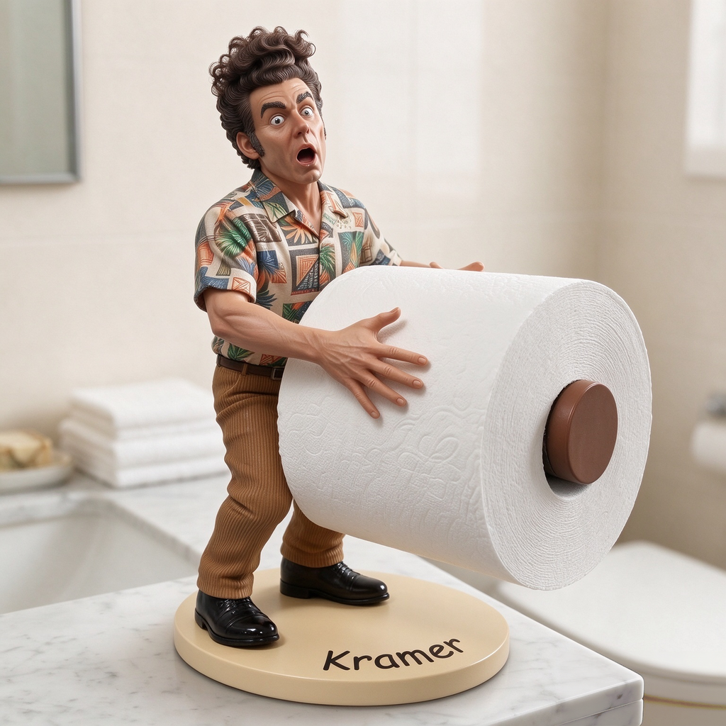 "Bring the Seinfeld Chaos Straight to Your Bathroom" 📺