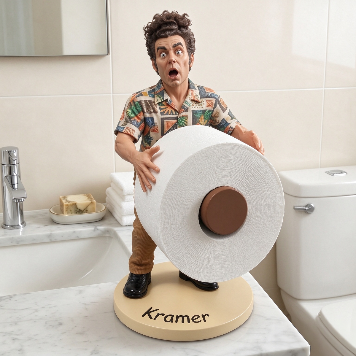"Bring the Seinfeld Chaos Straight to Your Bathroom" 📺