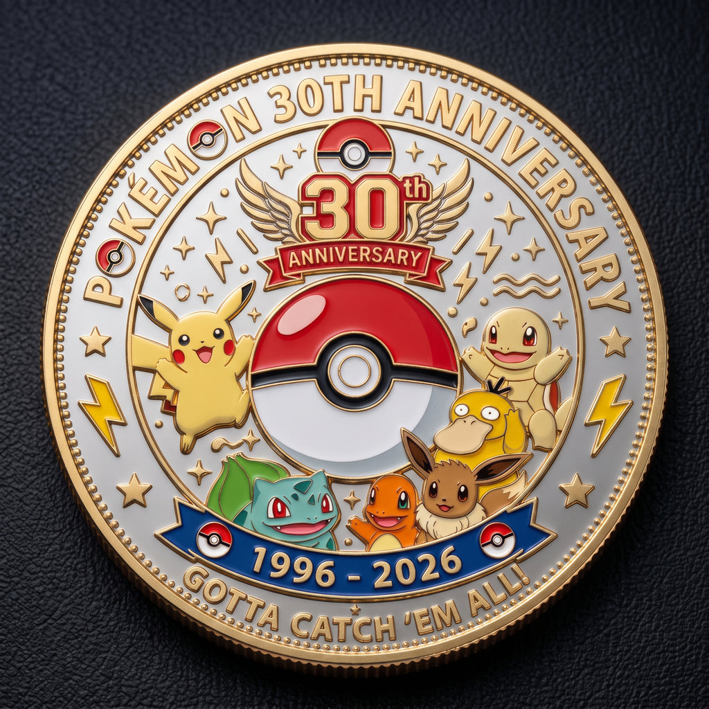 ⚡ Pokémon 30th Anniversary Commemorative Coin