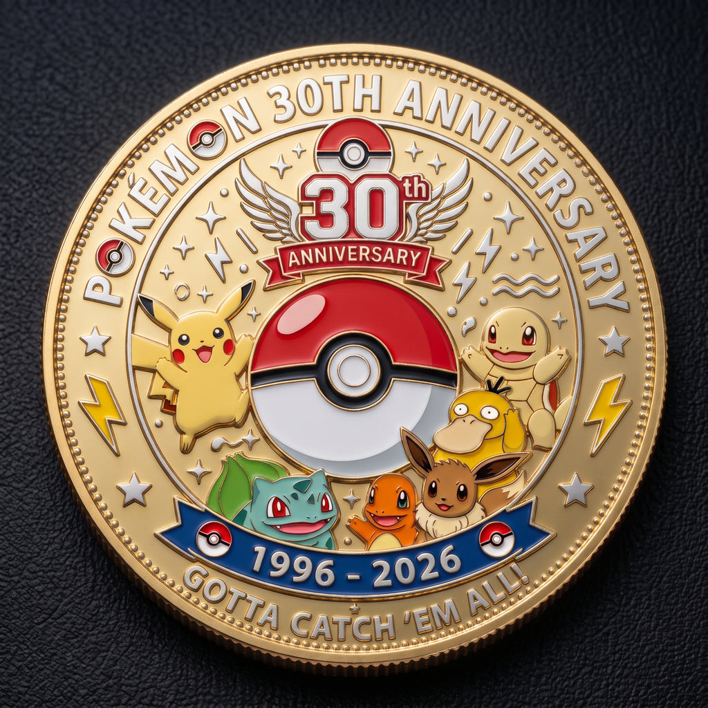 ⚡ Pokémon 30th Anniversary Commemorative Coin