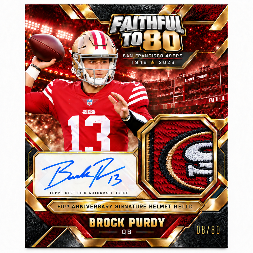 Go Niners! 49ers 80th Anniversary Trading Card Hobby Box