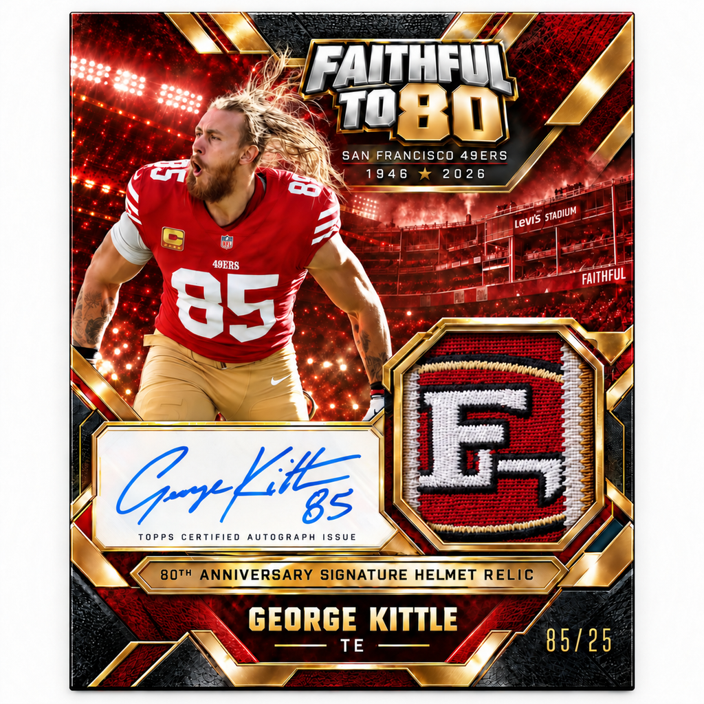 Go Niners! 49ers 80th Anniversary Trading Card Hobby Box