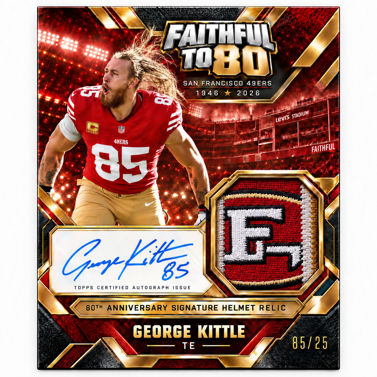 Go Niners! 49ers 80th Anniversary Trading Card Hobby Box