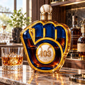 This Is My Crew! Brewers First 100-Win Season Commemorative Whiskey Bottle