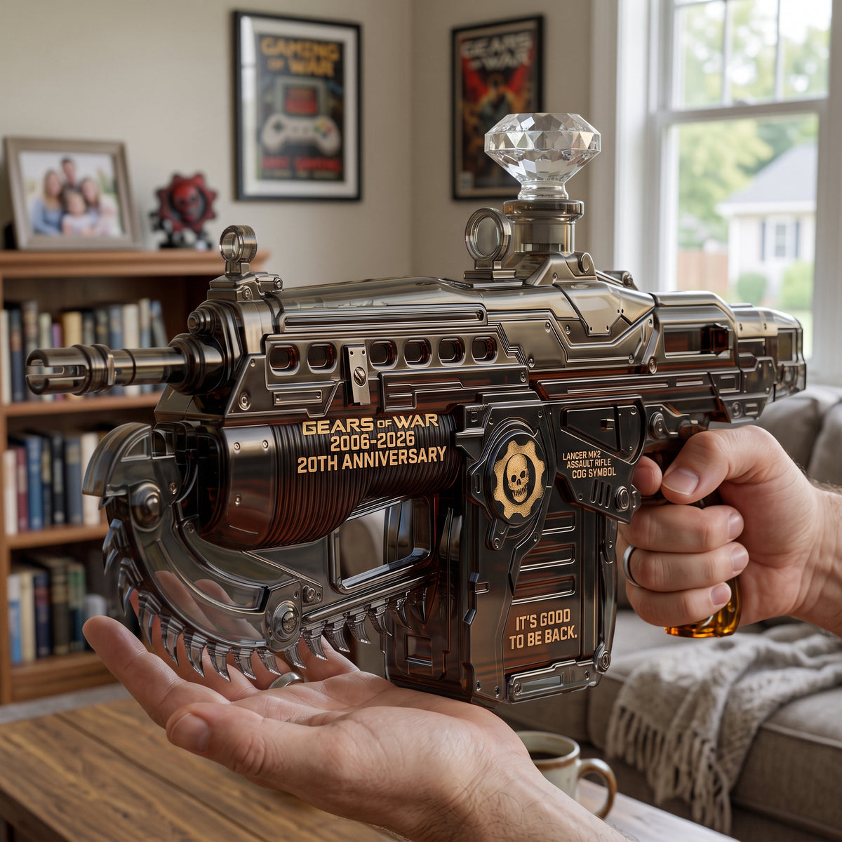 Gears of War 2006–2026 20th Anniversary Whiskey Bottle
