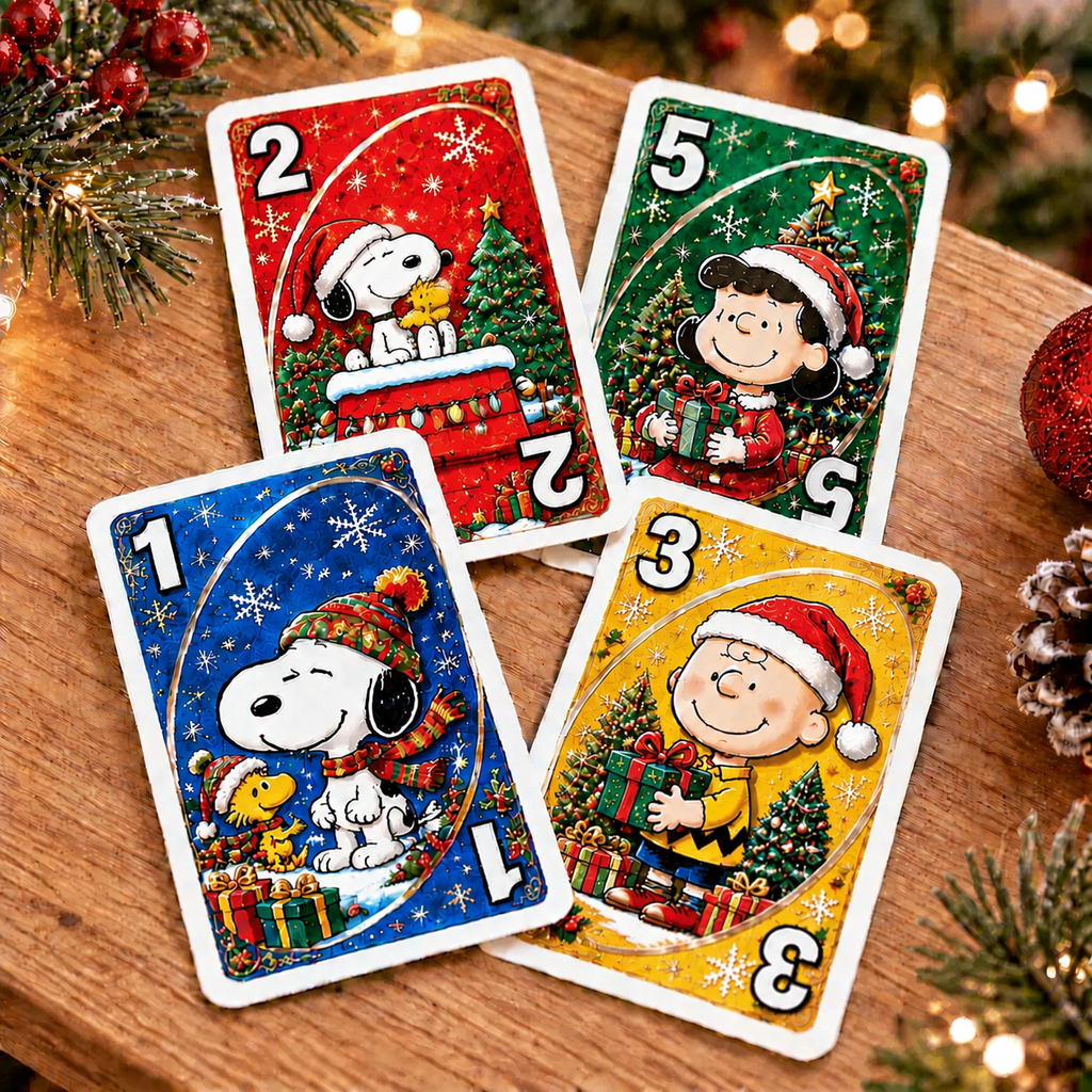 SNPY Christmas UNO Card Game – Christmas Fun for Family & Friends