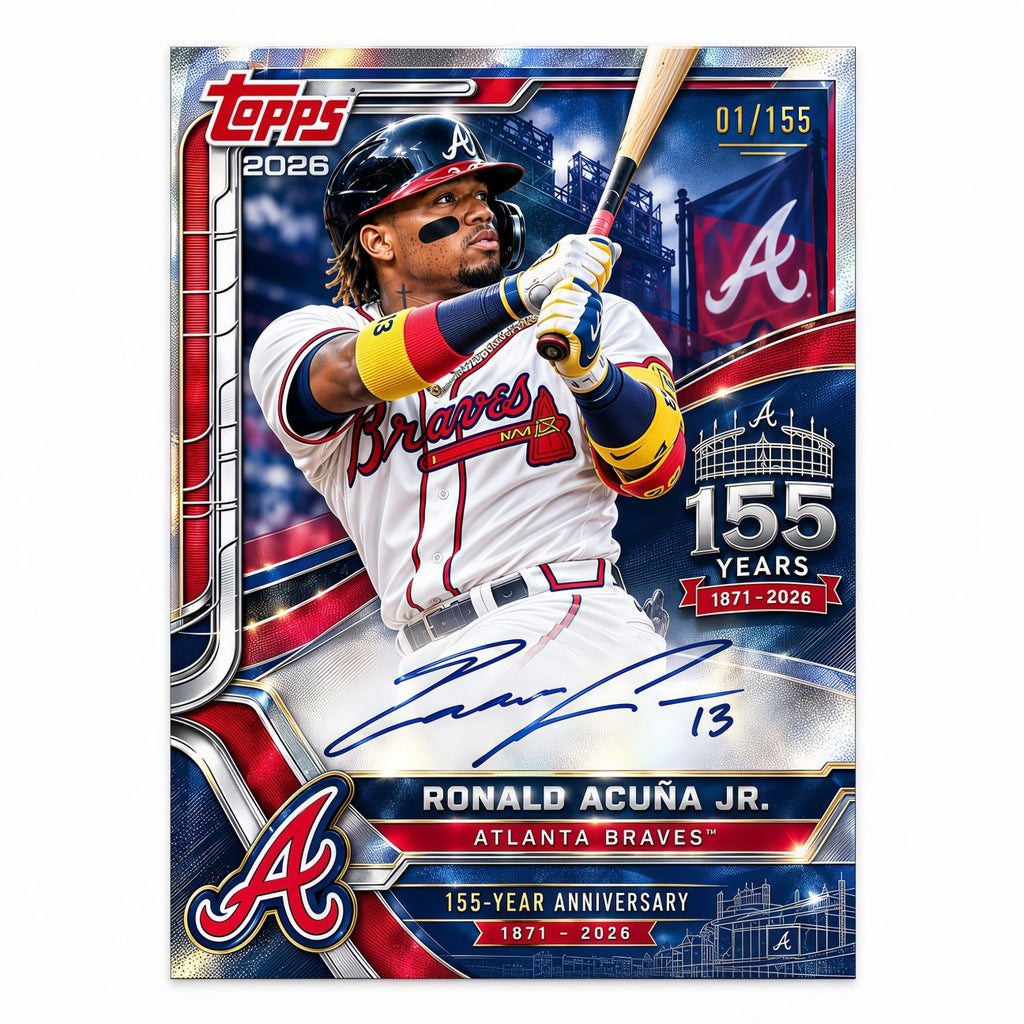 Chop On! Braves 155th Anniversary Trading Card Hobby Box
