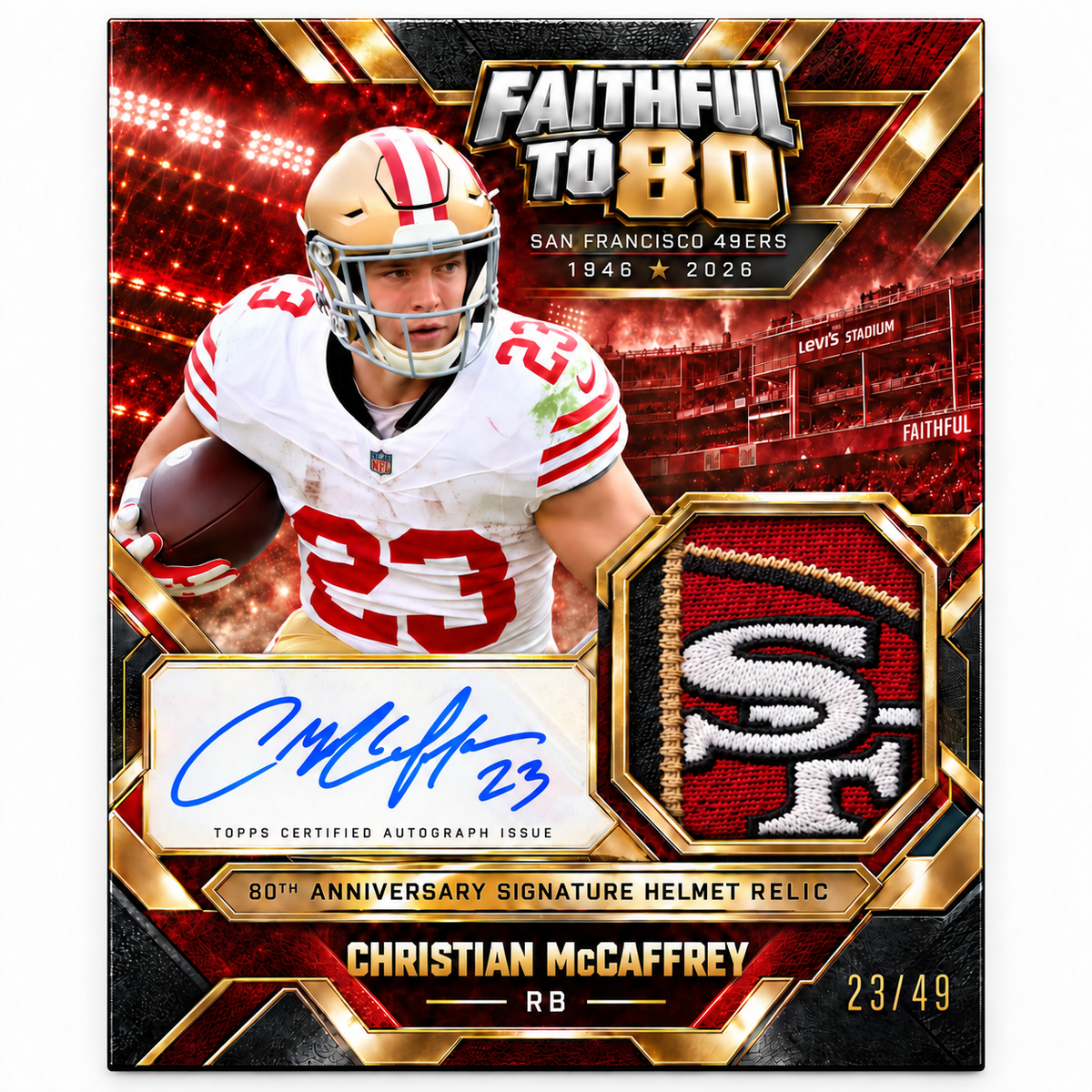 Go Niners! 49ers 80th Anniversary Trading Card Hobby Box