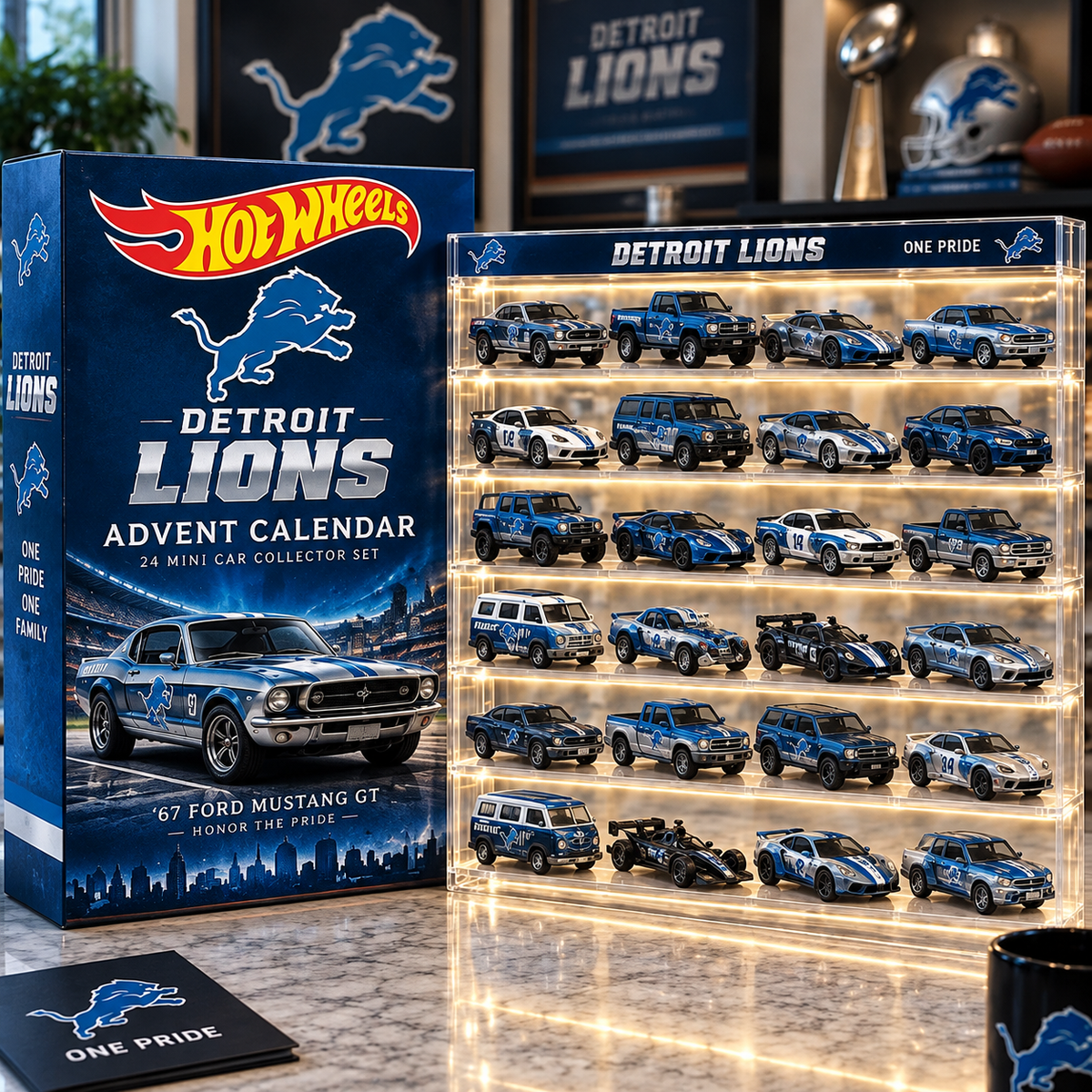 Football Team Premium Mini Car Advent Calendar