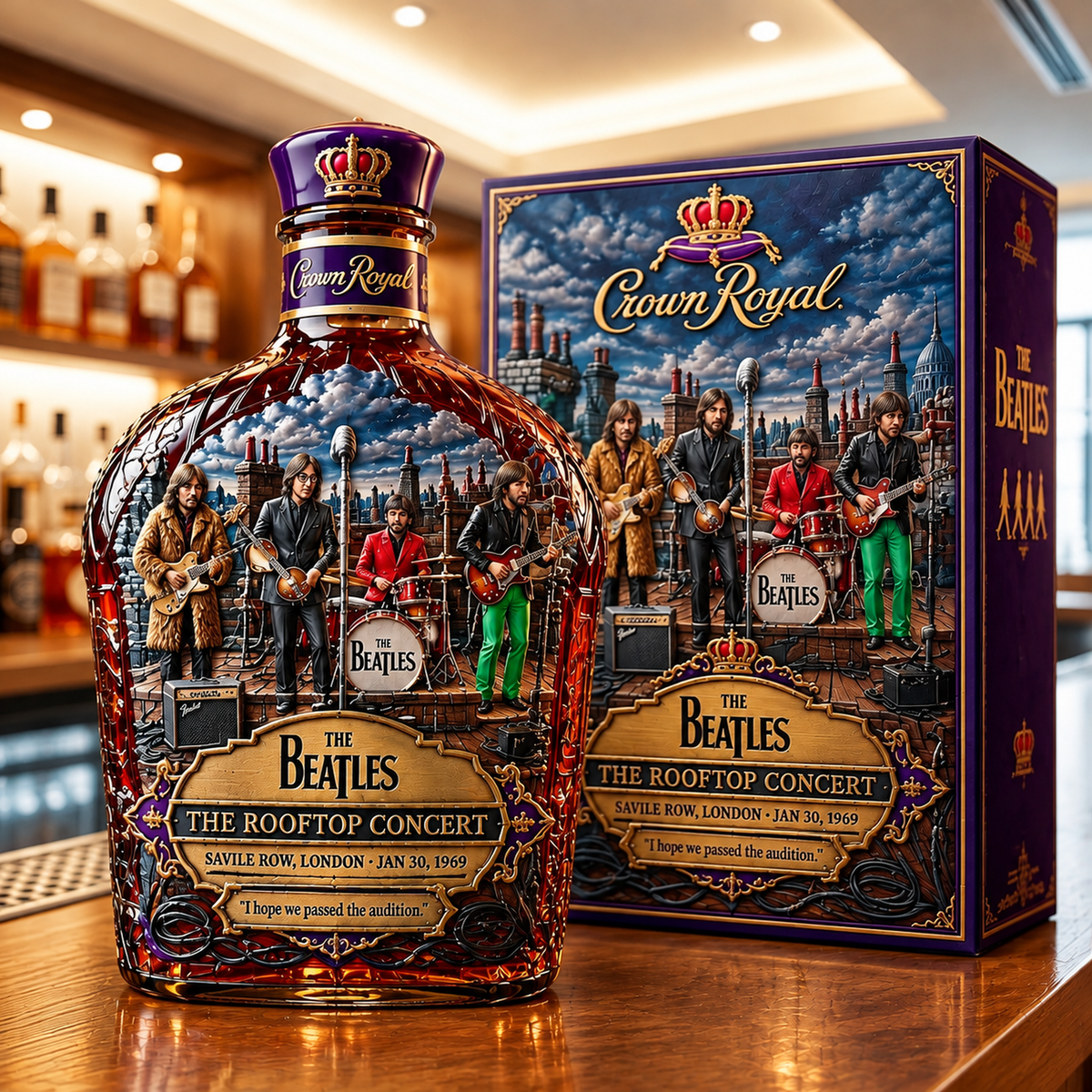 The Rooftop Concert Commemorative Collector’s Whisky Bottle