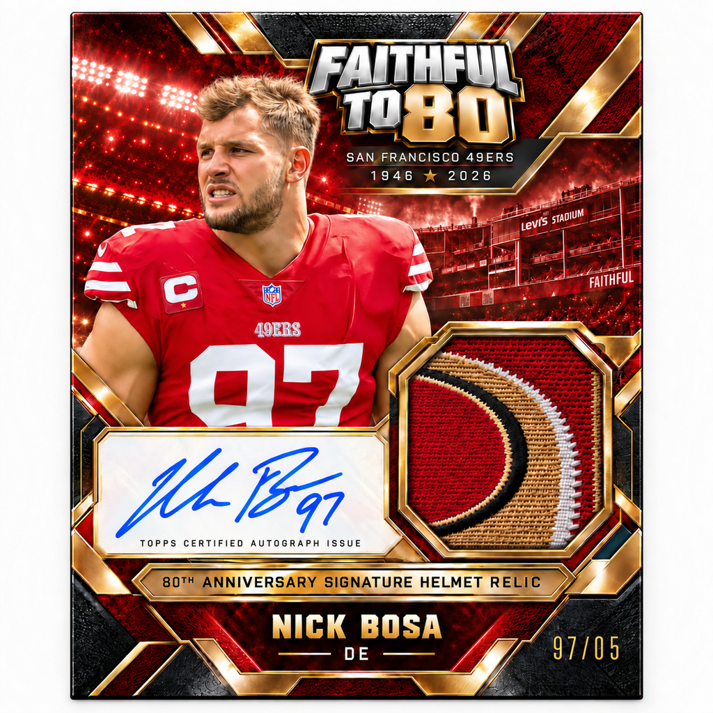 Go Niners! 49ers 80th Anniversary Trading Card Hobby Box