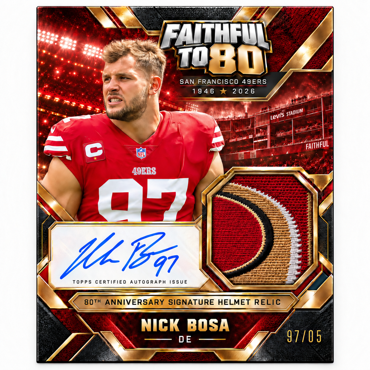 Go Niners! 49ers 80th Anniversary Trading Card Hobby Box