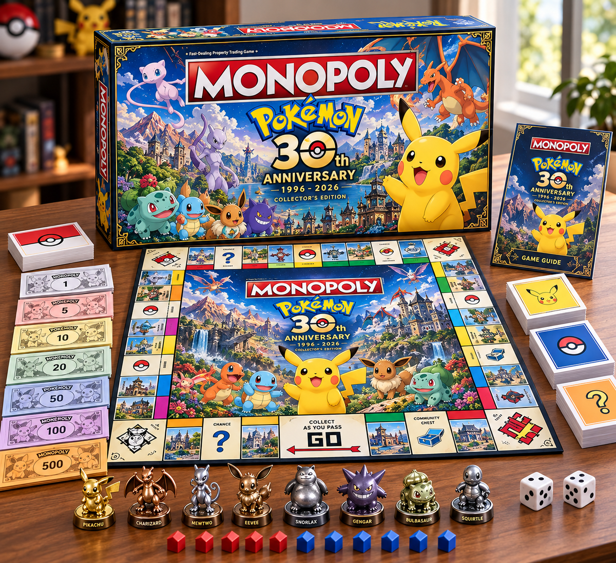 MONOPOLY × Pokémon 30th Anniversary Collector’s Edition