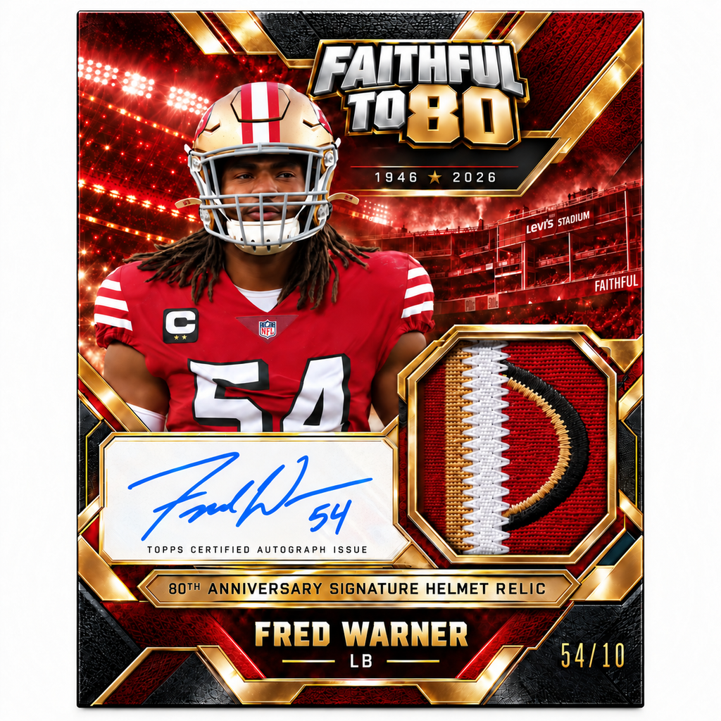 Go Niners! 49ers 80th Anniversary Trading Card Hobby Box