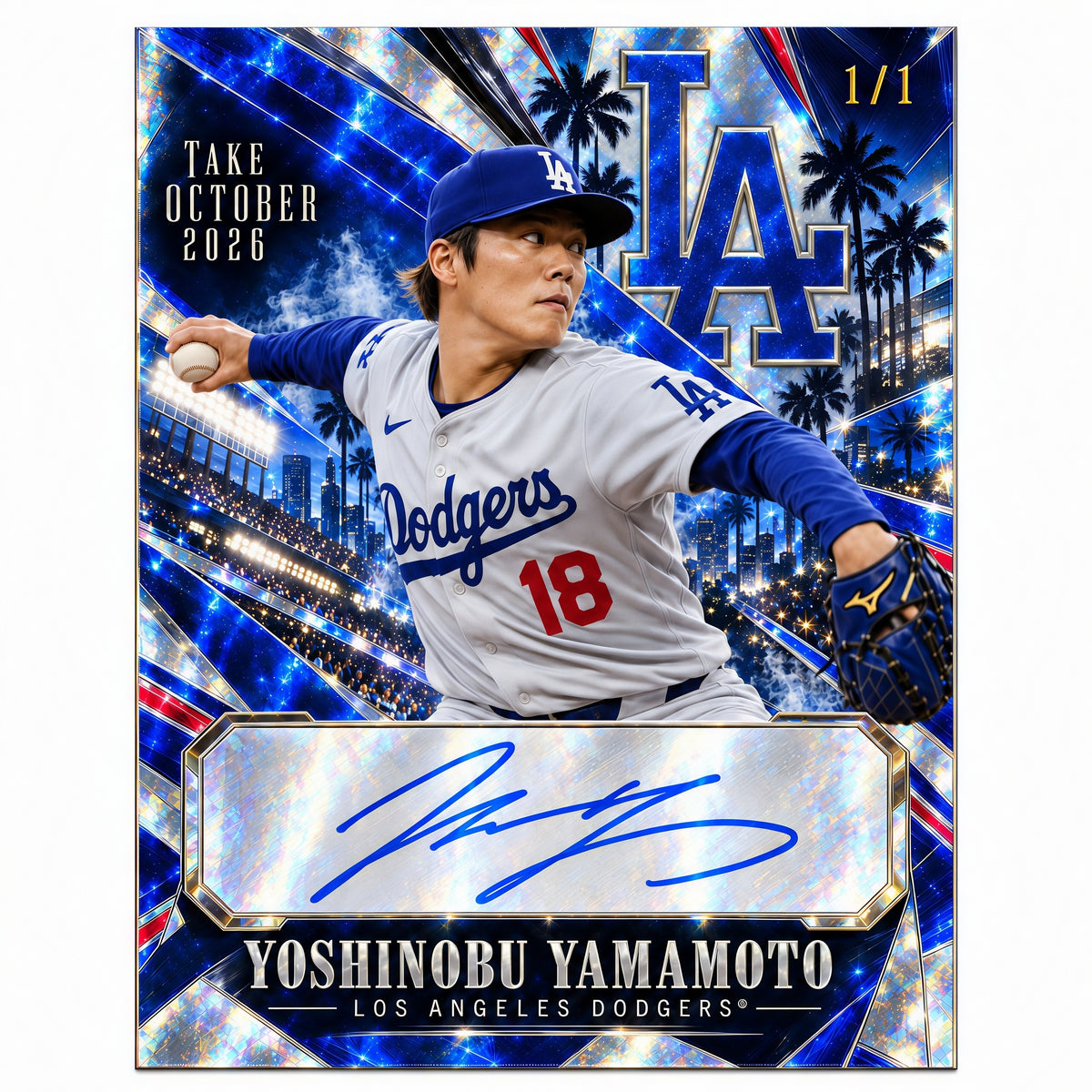 It's Time for Dodger Baseball! Dodgers “Take October” Trading Card Hobby Box