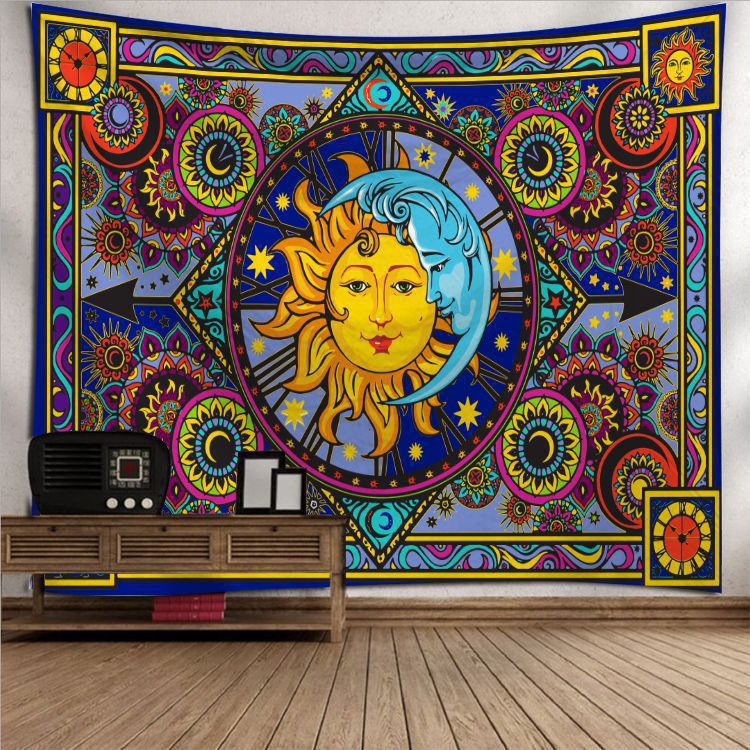 Hippie home furnishing cloth tapestry beach towel window curtain