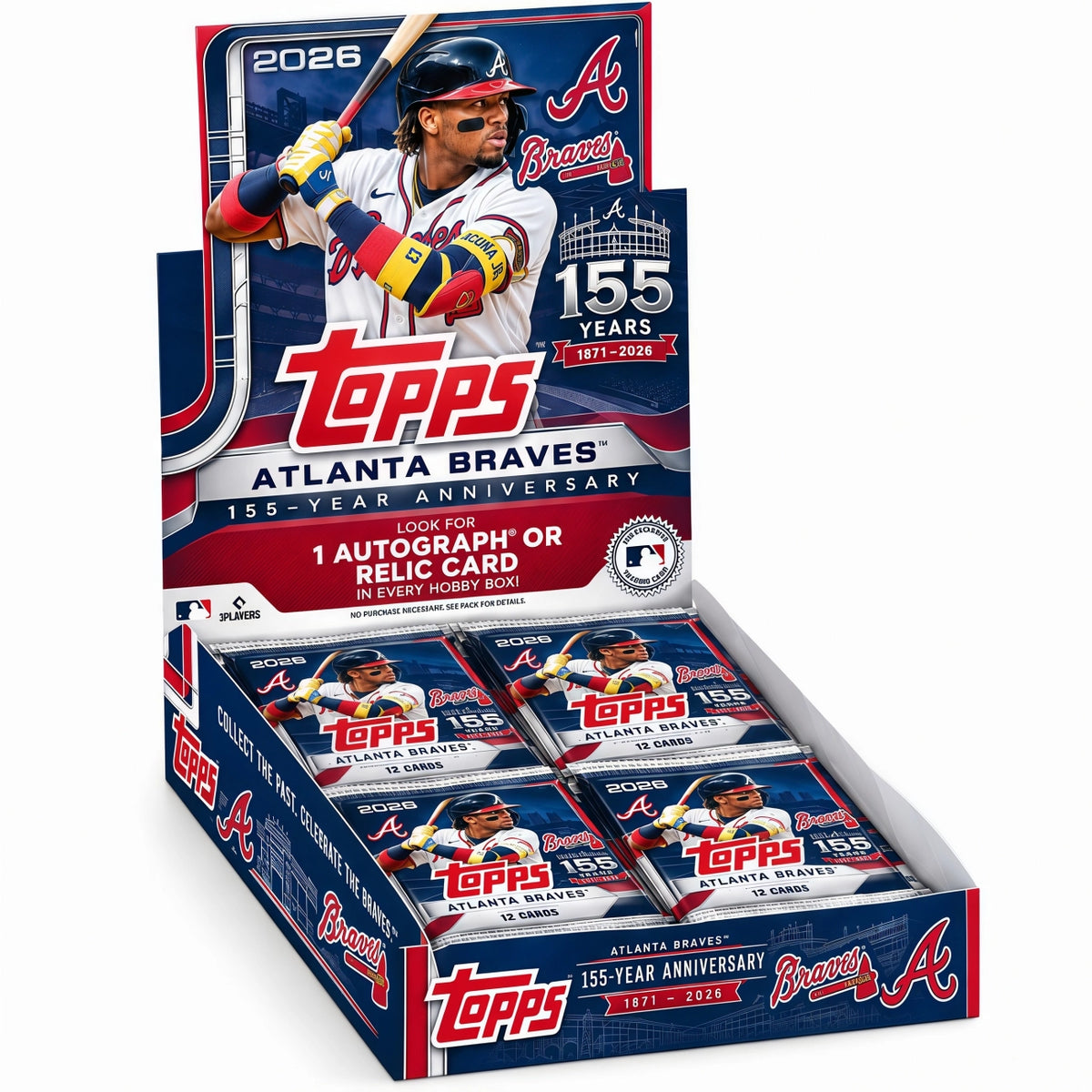 Chop On! Braves 155th Anniversary Trading Card Hobby Box