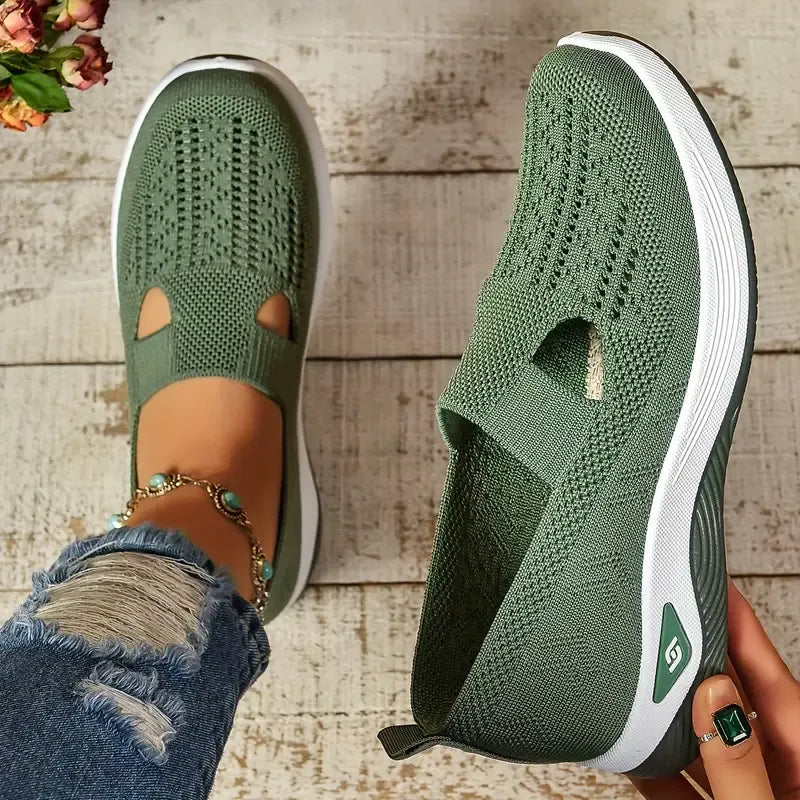 🔥Last Day Promotion 70% OFF - Women's Casual Breathable Slip On Orthopaedic Walking Sneakers