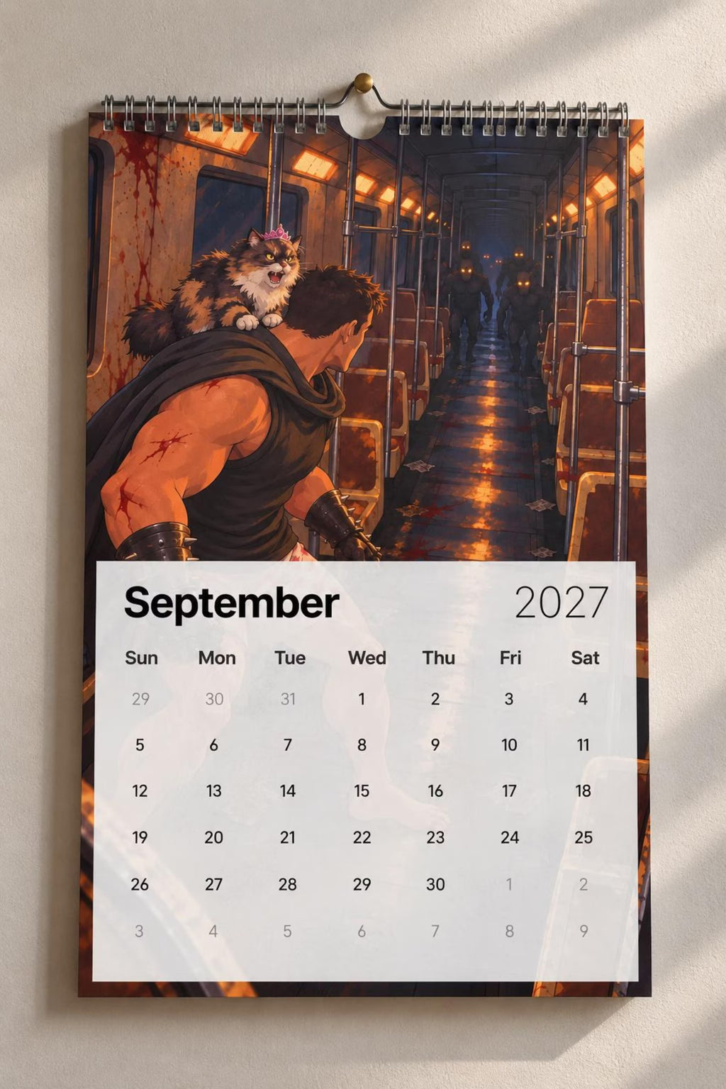 Carl 2027 Wall Calendar